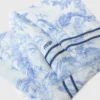 Sjaal van wolmix met bloemenprint
