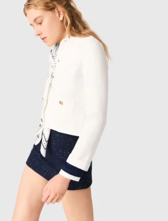 Skort met gelaagde versiering