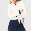 Skort met gelaagde versiering