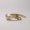Smalle riem met Clover-gesp