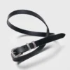 Smalle riem met diamantgesp