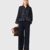 Soepelvallend shirt met print