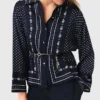 Soepelvallend shirt met print