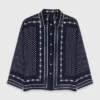 Soepelvallend shirt met print