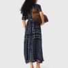 Soepelvallende maxi-jurk met patroon