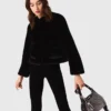 Stretch velours broek