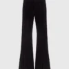 Stretch velours broek