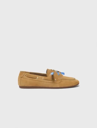Suède bootschoenen