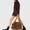 Suède Miss M XL-bag