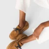 Suède platform bootschoenen