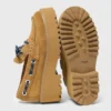 Suède platform bootschoenen