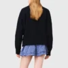 Sweatshirt met Paris-logo in reliëf