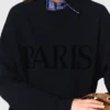 Sweatshirt met Paris-logo in reliëf