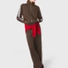 Sweatshirt met rechte strepen