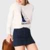 T-shirt met bootprint