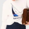 T-shirt met bootprint