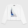 T-shirt met bootprint