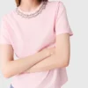 T-shirt met korte mouwen en ronde hals
