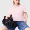 T-shirt met korte mouwen en ronde hals
