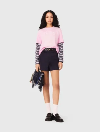 T-shirt met nautische print