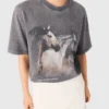 T-shirt met paardenprint