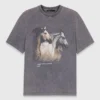 T-shirt met paardenprint