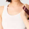 Tanktop van ribgebreid