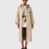 Trenchcoat met afneembare capuchon