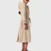 Trenchcoat met afneembare capuchon