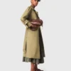 Trenchcoat met studs