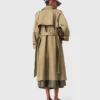Trenchcoat met studs
