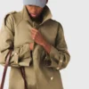 Trenchcoat met studs