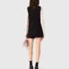 Tweed jumpsuit met strass-steentjes