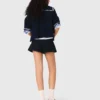 Tweedshort met denimdetails