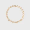 Vergulde hartketting