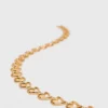 Vergulde hartketting