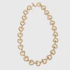 Vergulde hartketting