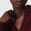 Vergulde hartketting