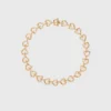 Vergulde hartketting