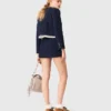 Versierde cropped blazer