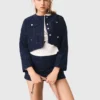 Versierde cropped blazer