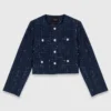Versierde cropped blazer