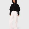 Vest met cape-effect