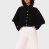 Vest met cape-effect
