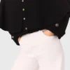 Vest met cape-effect
