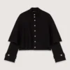 Vest met cape-effect