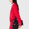 Vest met rits en elastische taille