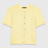 Vest met strass-hals