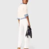 Vest met strass-versiering aan de voorkant