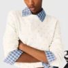 Vest met strass-versiering aan de voorkant